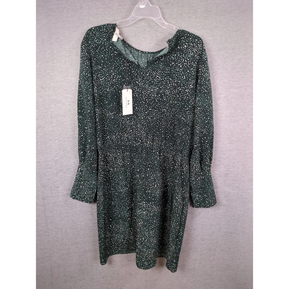 👯♀️Host Pick⚡️ H by Halston Elasticized Long Sleeve Dress - Picture 5 of 8